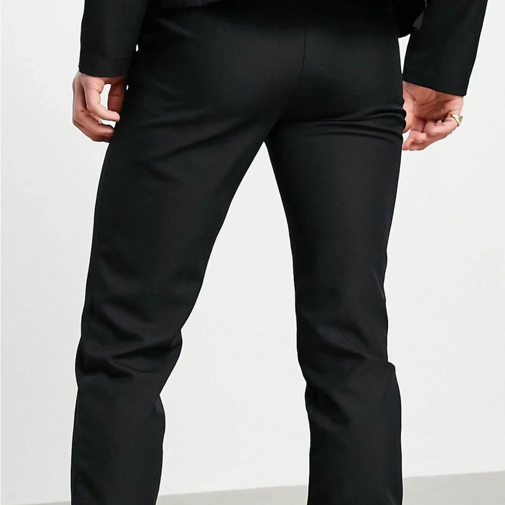 NWOT ASOS Black Mens Joggers 28 x30 - Picture 8 of 10